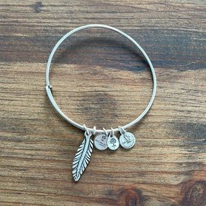 Alex and Ani Feather Bracelet